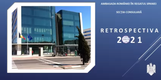 Retrospectiva consulară 2021 a Ambasadei României în Regatul Spaniei