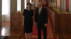 Reuniunea Ambasadorului cu Primarul orașului Las Palmas de Gran Canaria
