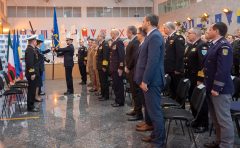 România a preluat, în premieră, comanda grupării navale permanente a NATO de luptă contra minelor
