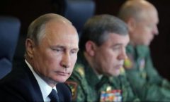 Rusia: Putin a supervizat lansarea a patru rachete balistice în timpul testelor cu "cele trei componente nucleare"