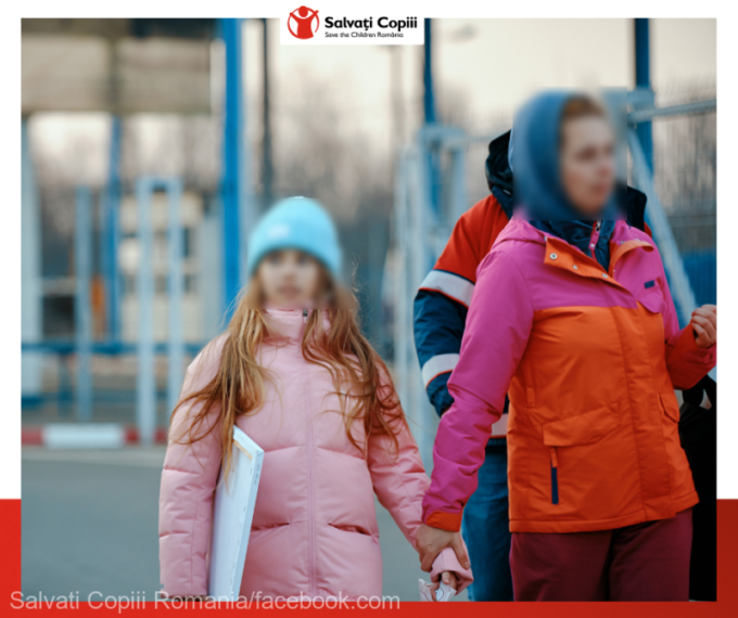 Salvaţi Copiii avertizează asupra riscurilor la care sunt supuşi copiii refugiaţi din Ucraina