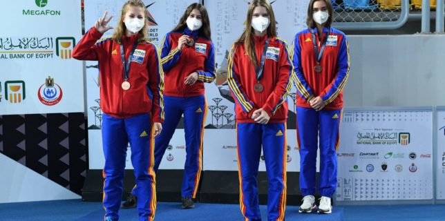 Scrimă: Echipa feminină de sabie a României, medaliată cu bronz la Mondialele de juniori