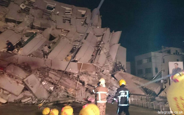Seism-cu-magnitudinea-de-6.4-în-sudul-Taiwanului-Mai-multe-imobile-s-au-prăbușit