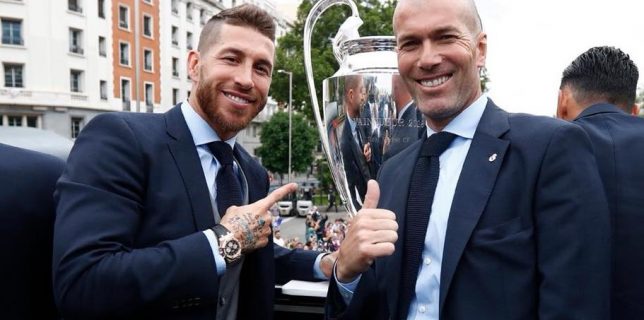 Sergio Ramos îi mulţumeşte lui Zidane pentru cei doi ani şi jumătate de ‘fotbal, muncă şi prietenie’