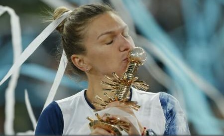 Simona Halep a câștigat turneul WTA de la Madrid pentru al doilea an la rând