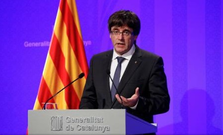 Spania – Carles Puigdemont solicită retragerea forțelor de ordine desfășurate de Madrid în Catalonia