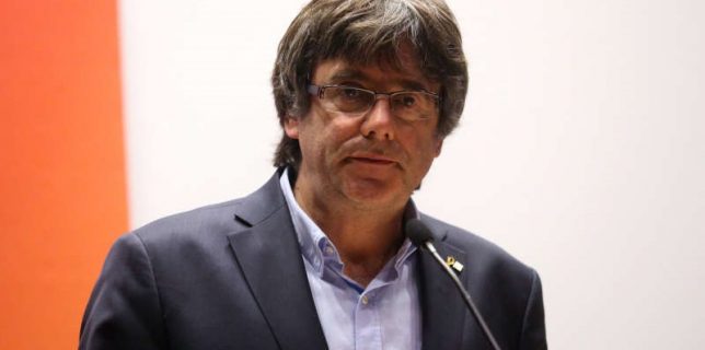 Former Catalan leader Puigdemont holds a joint news conference with pro-independence Catalan leader Torra in Brussels