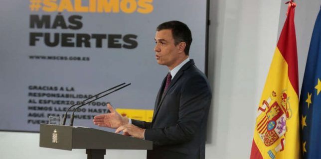 Spania va redeschide graniţele, dar rămâne ”vulnerabilă”, avertizează premierul Pedro Sanchez