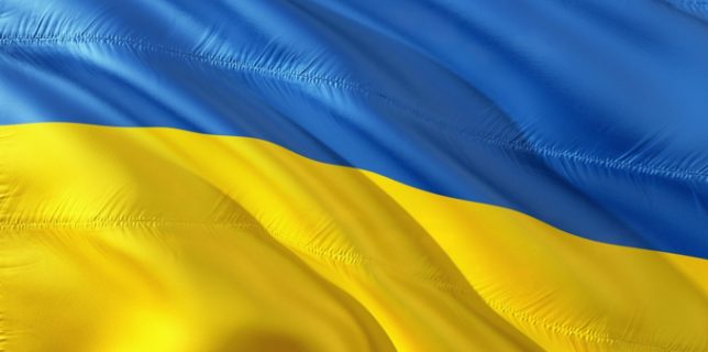 Steagul Ucrainei - arborat la MAE român: Un stat ucrainean suveran şi independent rămâne o prioritate
