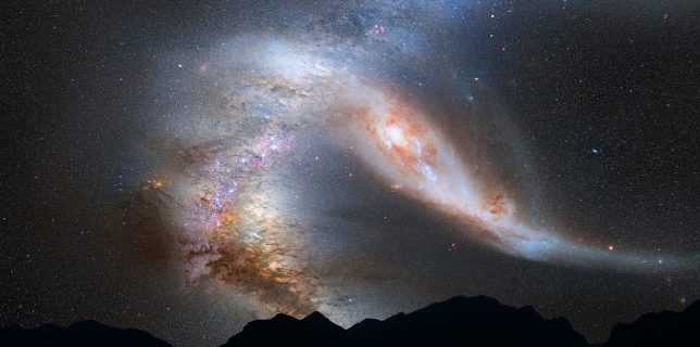 Studiu Spania – Calea Lactee se extinde către galaxia Andromeda cu circa 500 de metri pe secundă