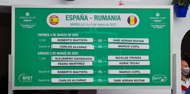 Tenis: Roberto Bautista şi Gabi Boitan vor deschide meciul Spania - România, din Cupa Davis