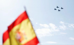 Un pilot de pe un avion Eurofighter s-a prăbușit după ce a participat la parada militară de Ziua Națională a Spaniei