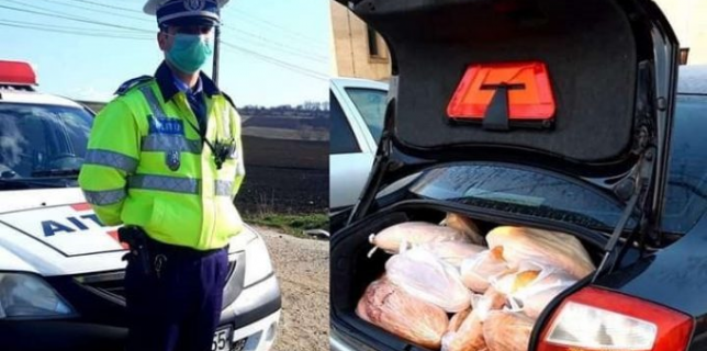 Un poliţist din Iclănzel cumpără bătrânilor pâine din banii săi le-a compus şi o poezie