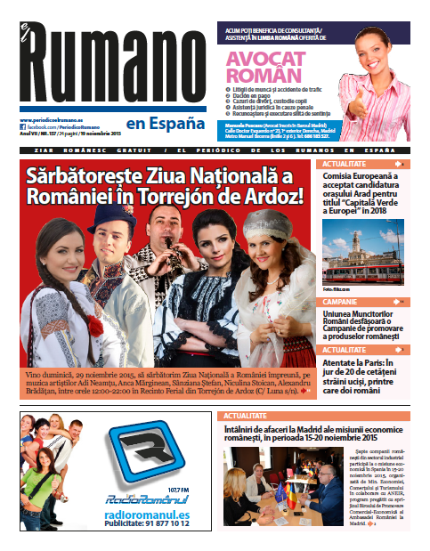 Numărul 157 al Ziarului El Rumano, descarcă aici!
