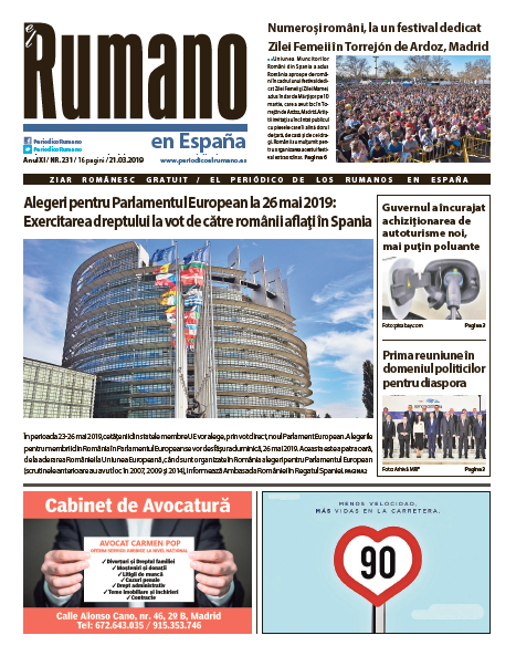 Numărul 231 al Ziarului El Rumano, descarcă aici!