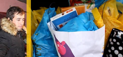 În luna cadourilor Daniel Tiron oferă daruri copiilor nevoiași Vezi video emoționant