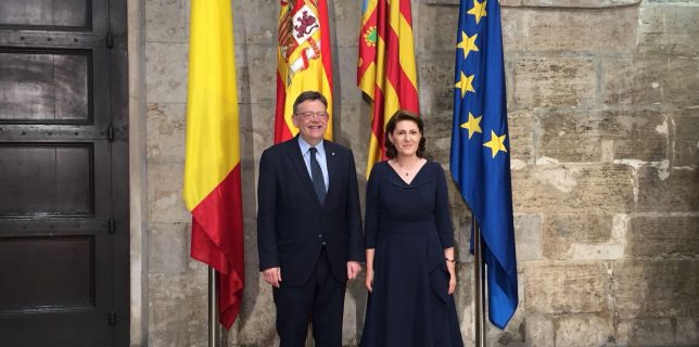 Întrevederea Ambasadorului României cu președintele Guvernului Comunităţii Valenciene (Generalitat Valenciana), Ximo Puig