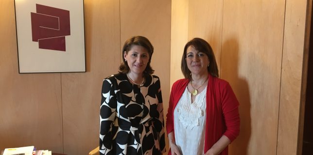 Întrevederea ambasadorului României în Spania cu deputata Soraya Rodríguez Ramos, președinta Comisiei mixte pentru Uniunea Europeană din Parlamentul spaniol