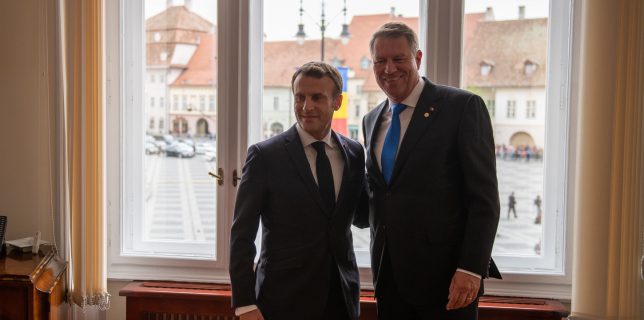 Întâlnire bilaterală Iohannis-Macron în marja Summitului de la Sibiu